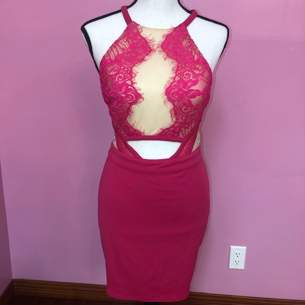 Pink Cocktail Dress